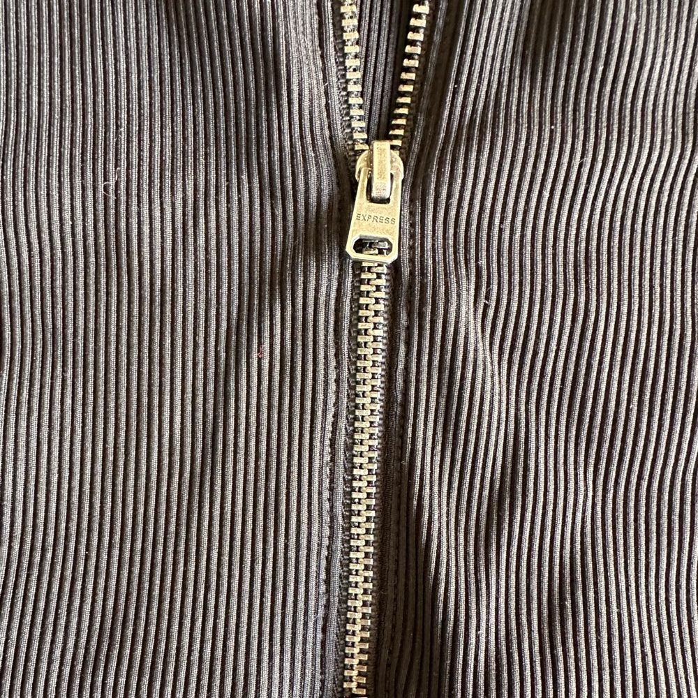 Black Ribbed Racer Back Body Express XS - Picture 5 of 6